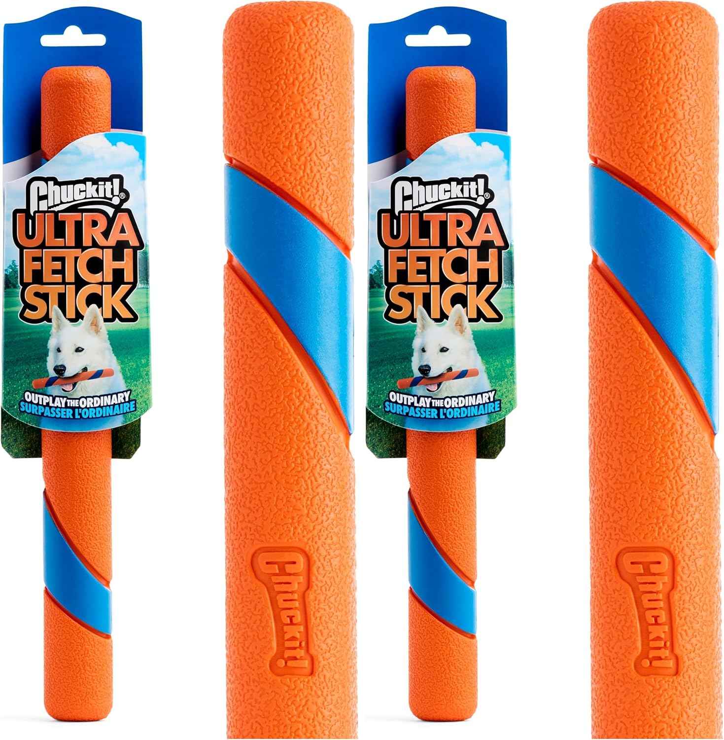Chuckit! Interactive Dog Toy Ultra Fetch Stick - 12 Inch Outdoor Dog Toy for All Breed Sizes