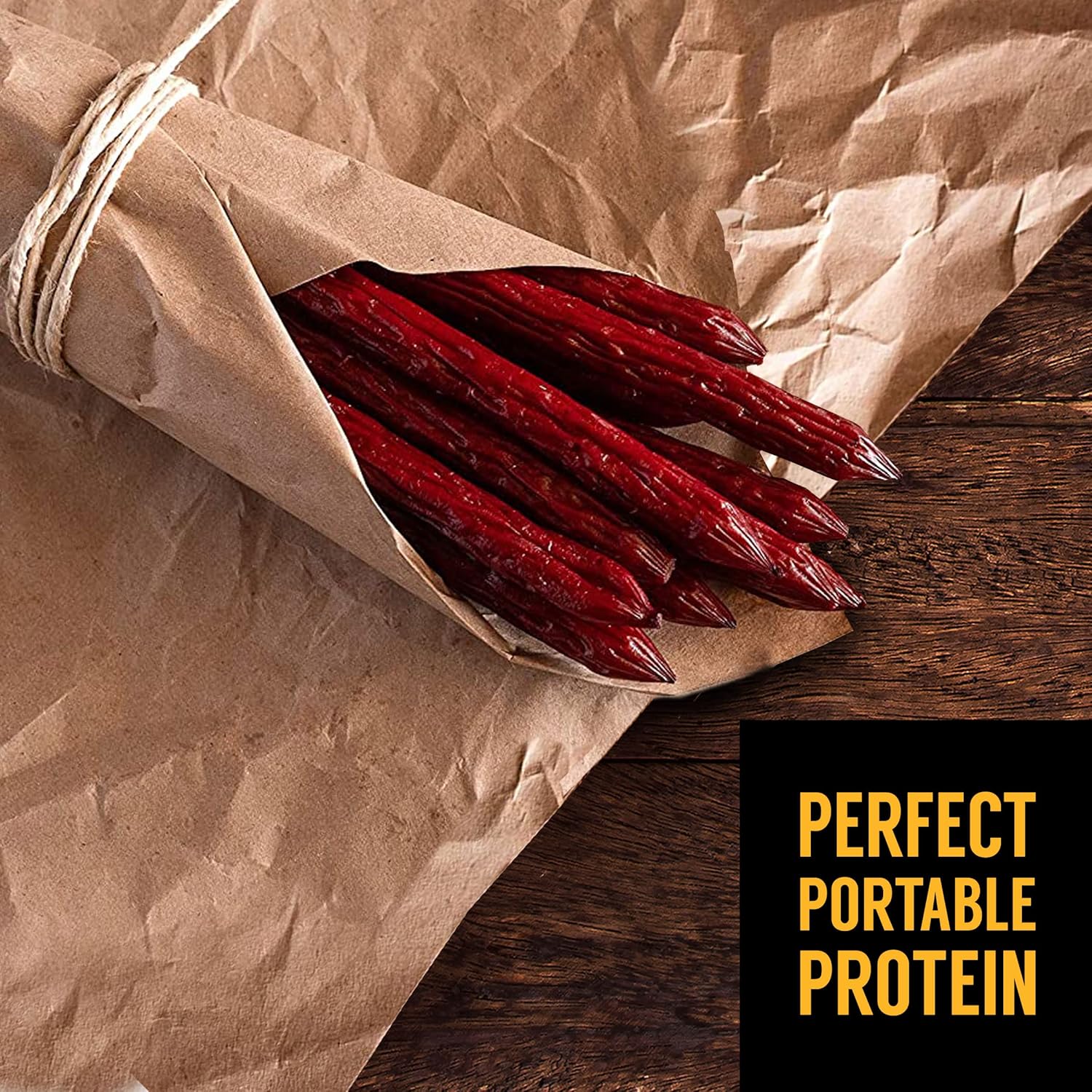 Tillamook Country Smoker original beef smoked sausages, 20 count, 15.2 ounce tall jar, real hardwood smoked