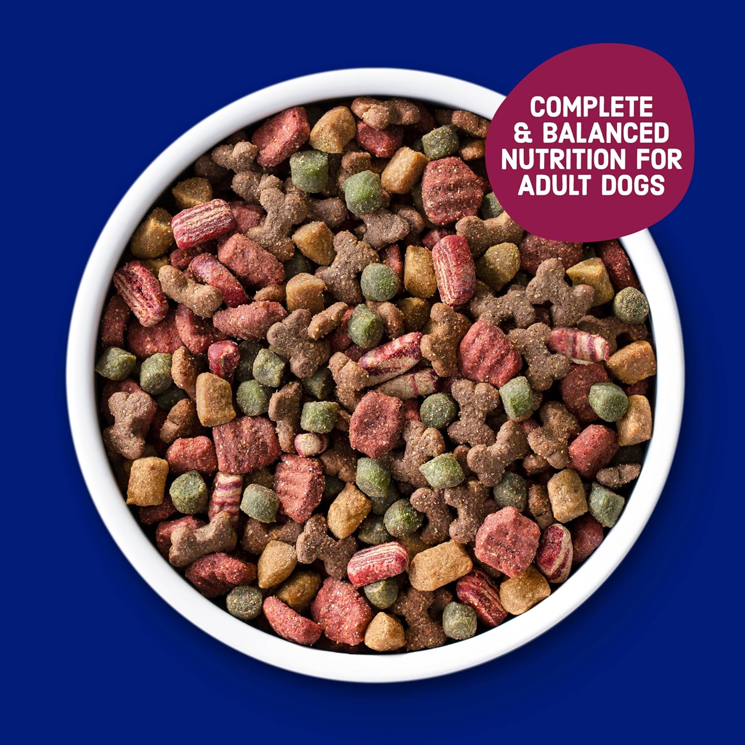 Kibbles 'n Bits Savory Bacon & Steak Adult Dog Food, 100% Complete, 16 lb. Bag