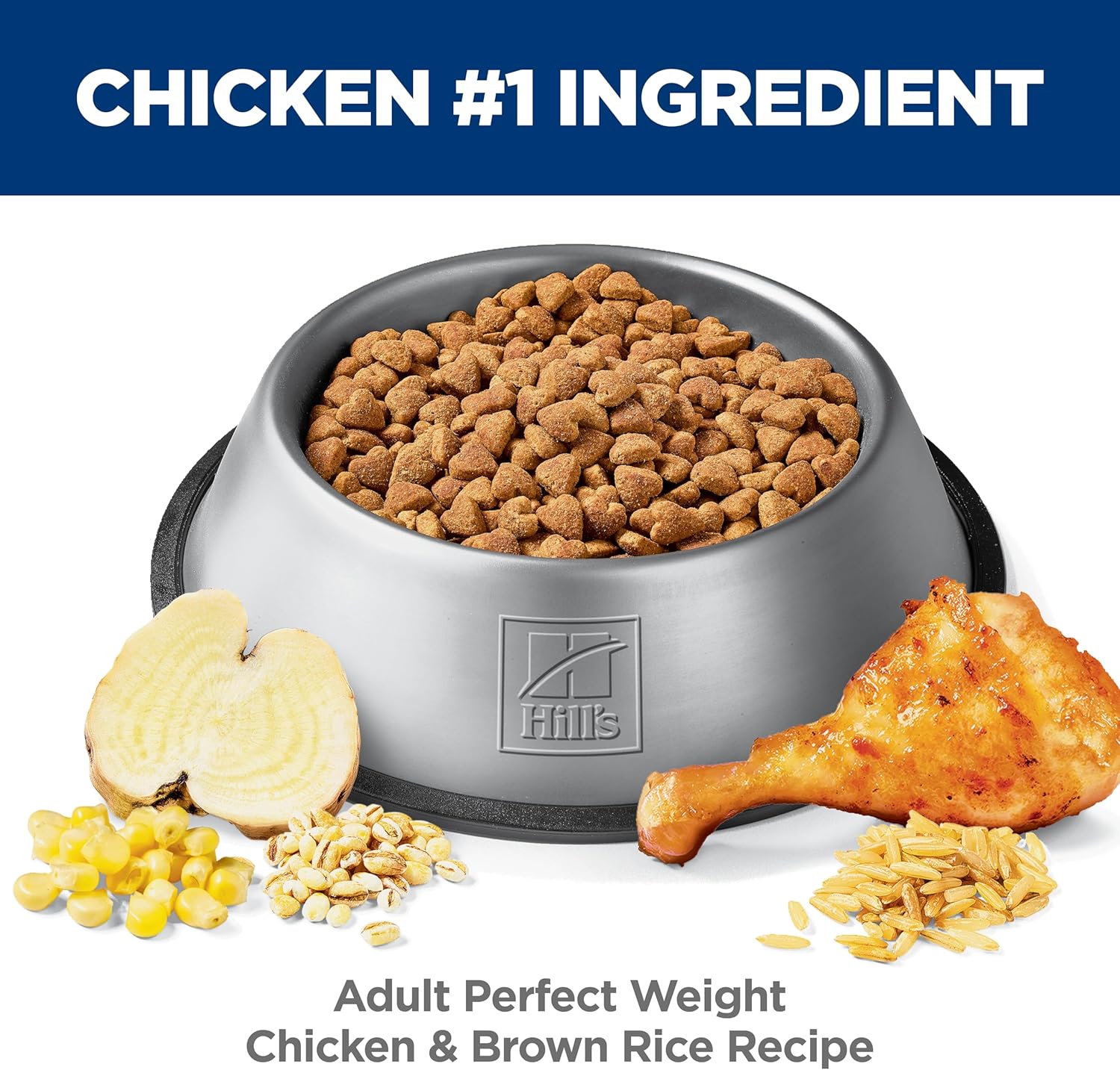Hills Science Diet Adult Perfect Weight Dry Dog Food, 25 lb, Chicken & Brown Rice