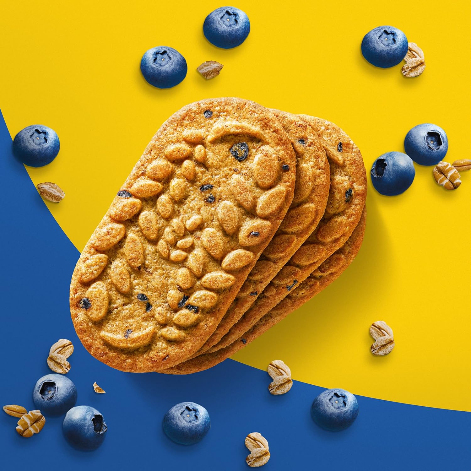 belVita Breakfast Bars Biscuits, Blueberry, Value Pack, 12 Packs with 4 Biscuits Per Pack