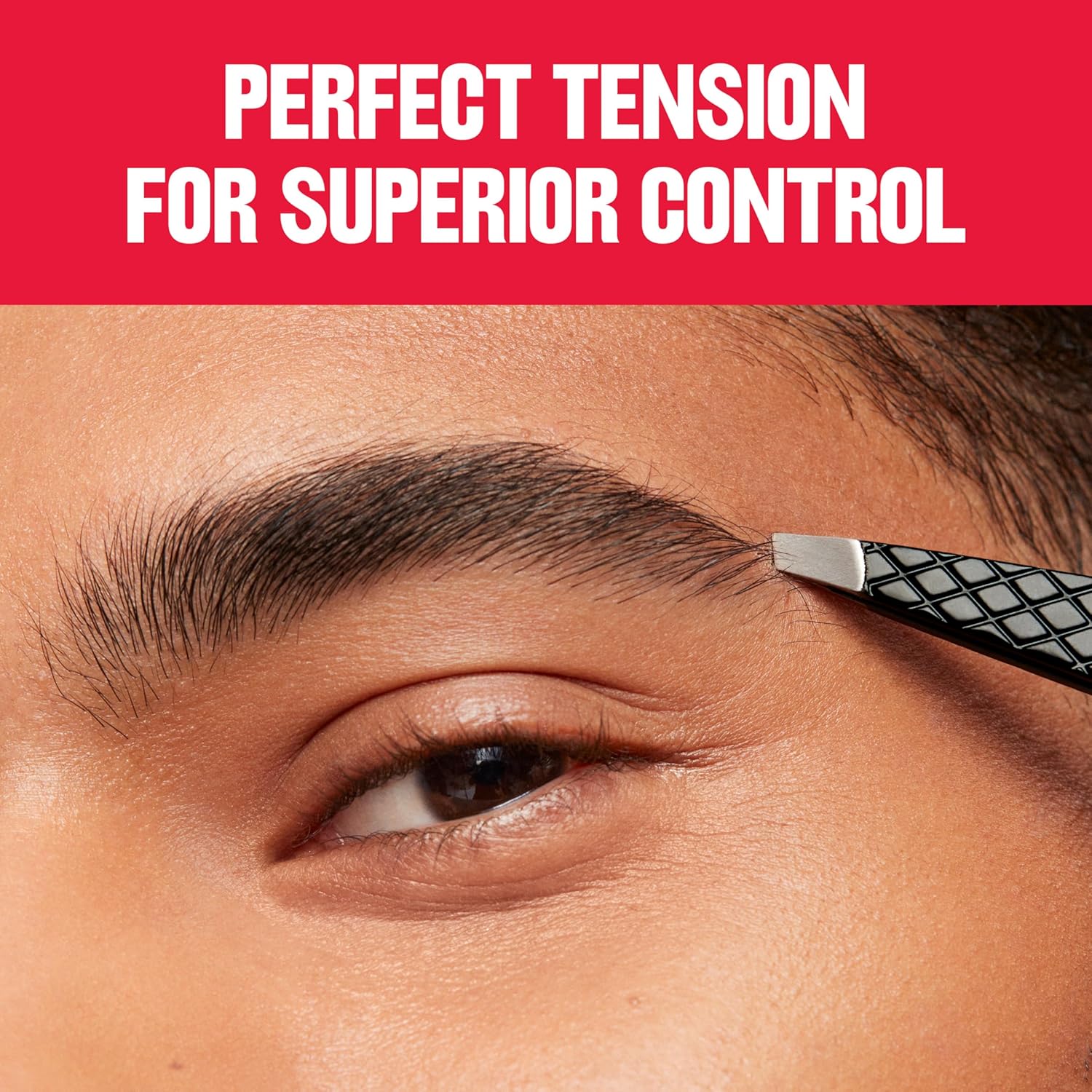 Revlon Expert Slant Tweezer with High Precision and Easy Hair Removal in Stainless Steel for Women and Men