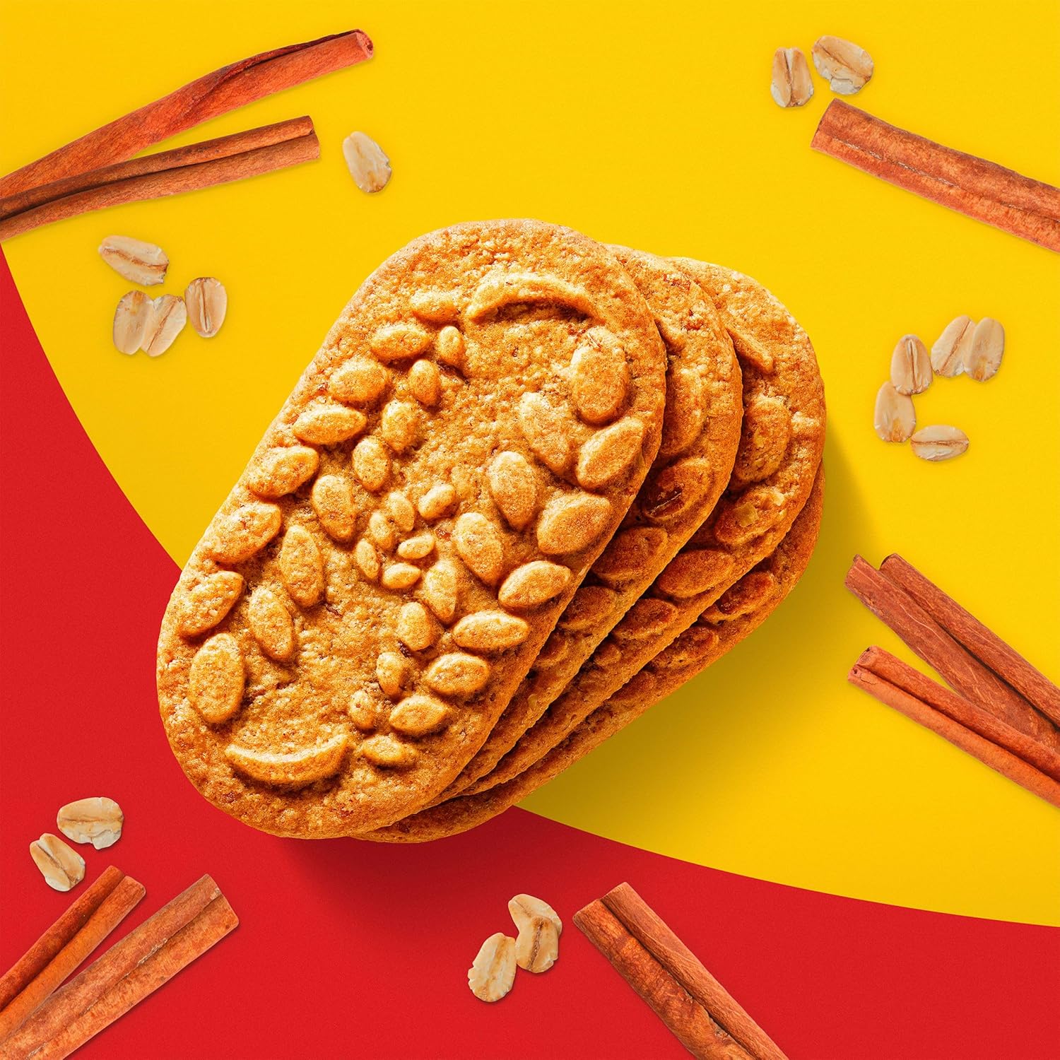 belVita breakfast biscuits, cinnamon brown sugar, 12 packs, 4 biscuits per pack, kosher, cholesterol free