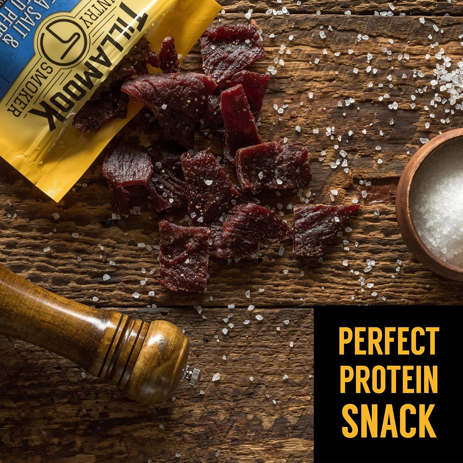 Tillamook country smoked honey glazed beef jerky, 10 oz, premium protein snack