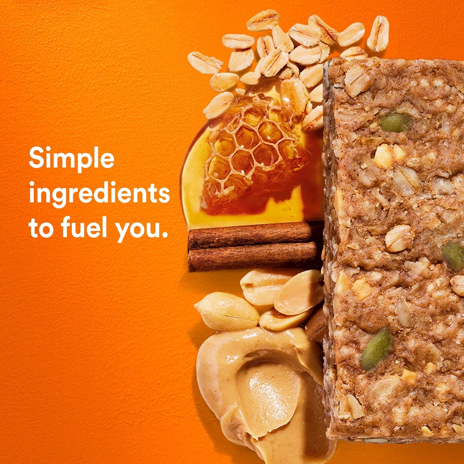 rxbar nut butter and oat honey cinnamon peanut butter protein snack bars 12 count 23.2oz box