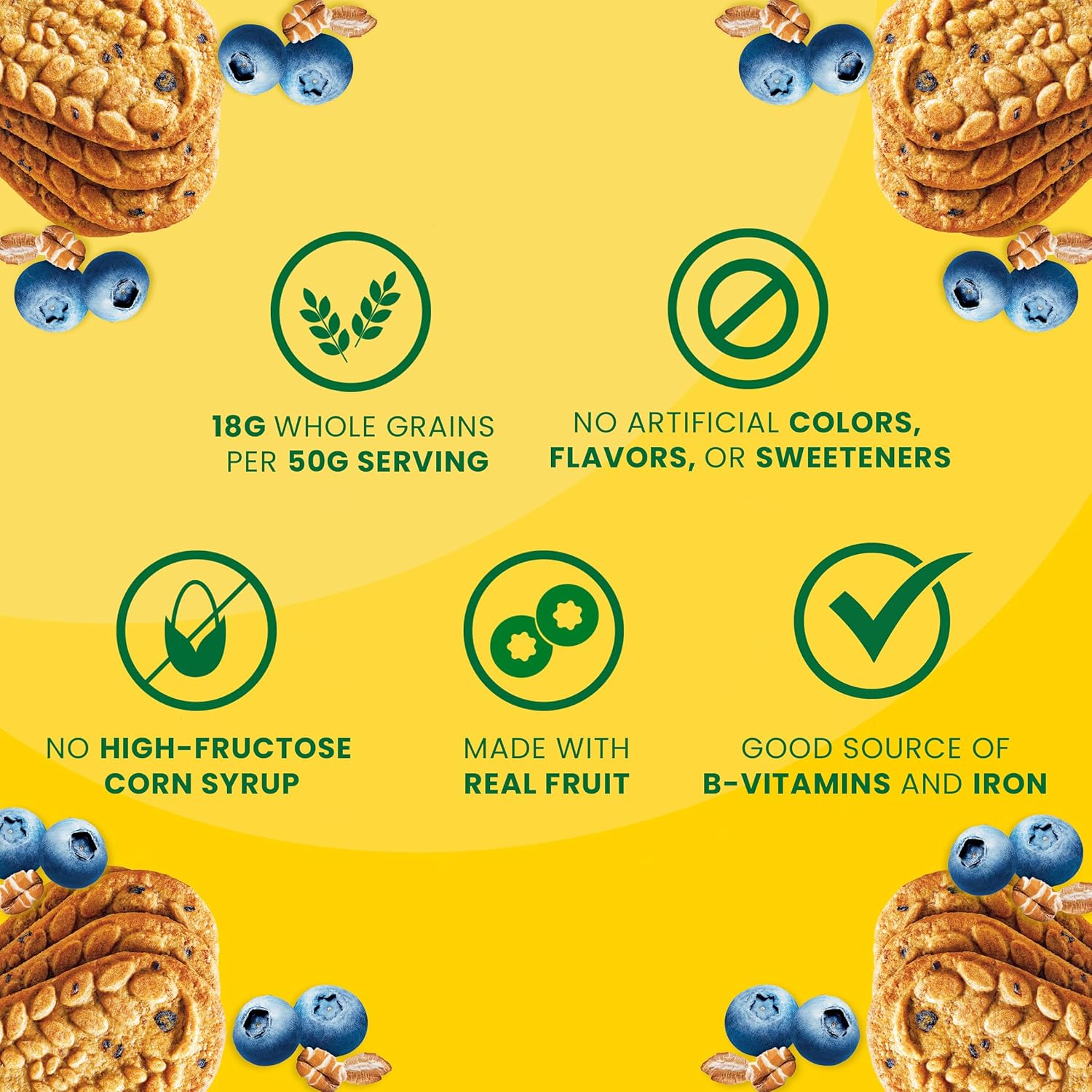 belVita Breakfast Bars Biscuits, Blueberry, Value Pack, 12 Packs with 4 Biscuits Per Pack