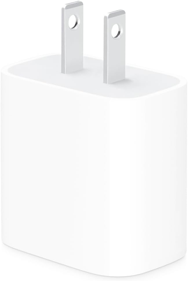 Apple 20W USB-C compact power adapter for iPhone, iPad, AirPods fast charging