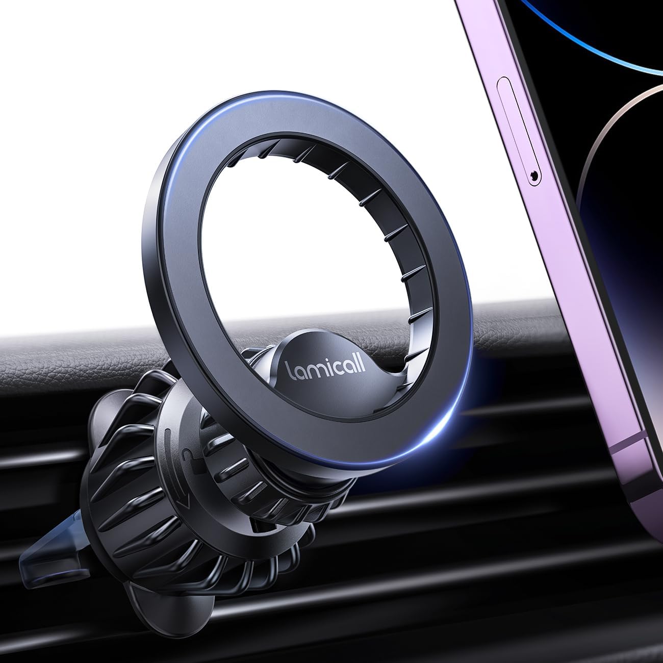 Lamicall MagSafe Car Mount with 20 Strong Magnets Air Vent Phone Holder for iPhone Models